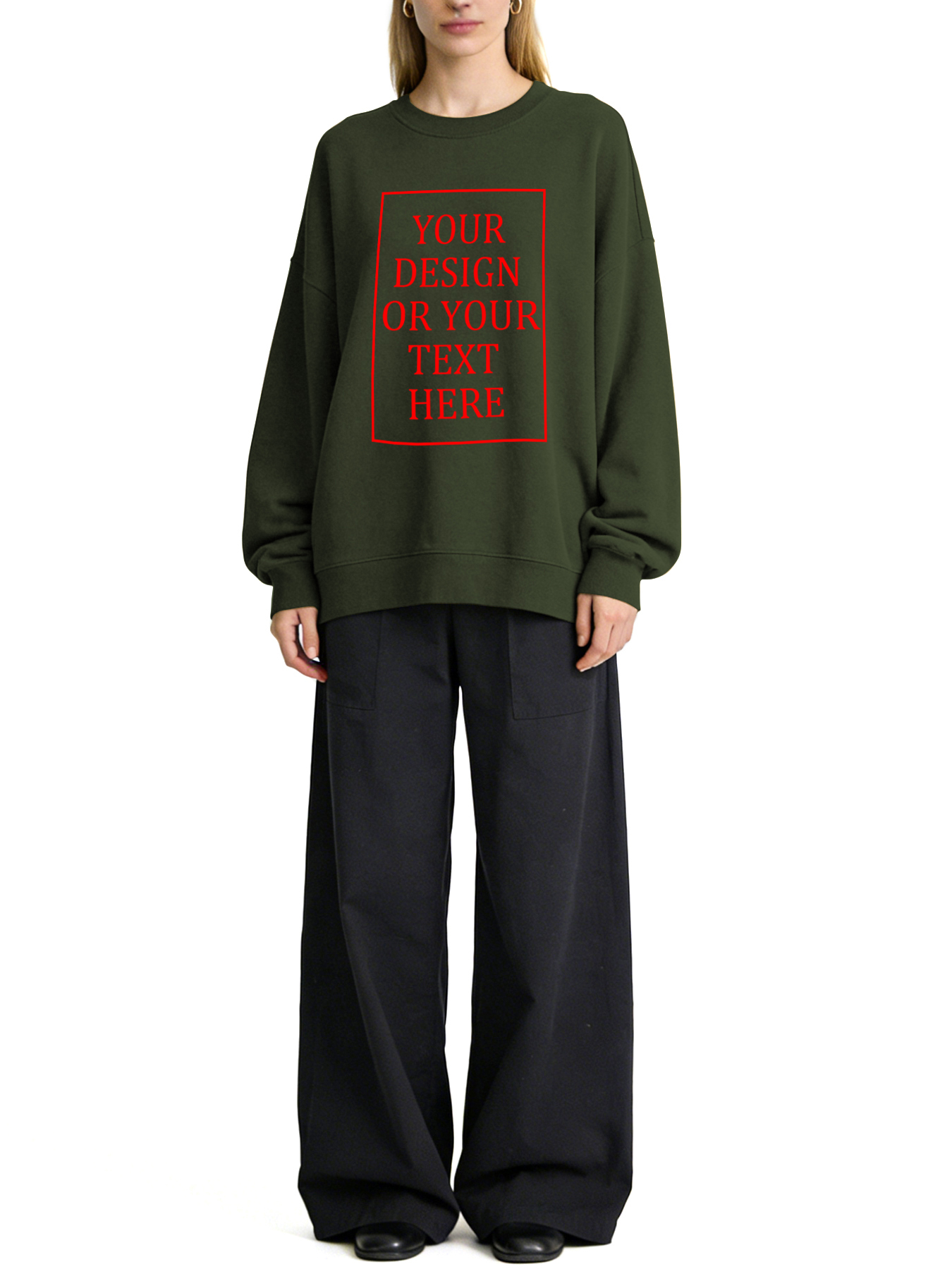 Women's Custom Hoodie - Add Your Own Photo/Text Design