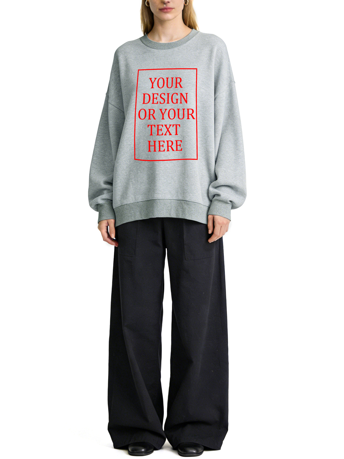 Women's Custom Hoodie - Add Your Own Photo/Text Design