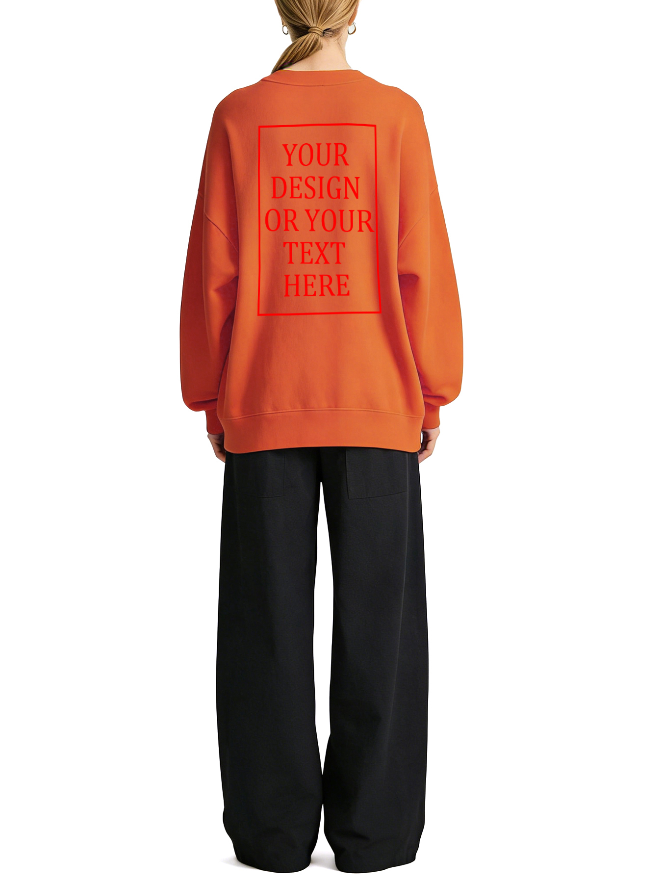 Women's Custom Hoodie - Add Your Own Photo/Text Design