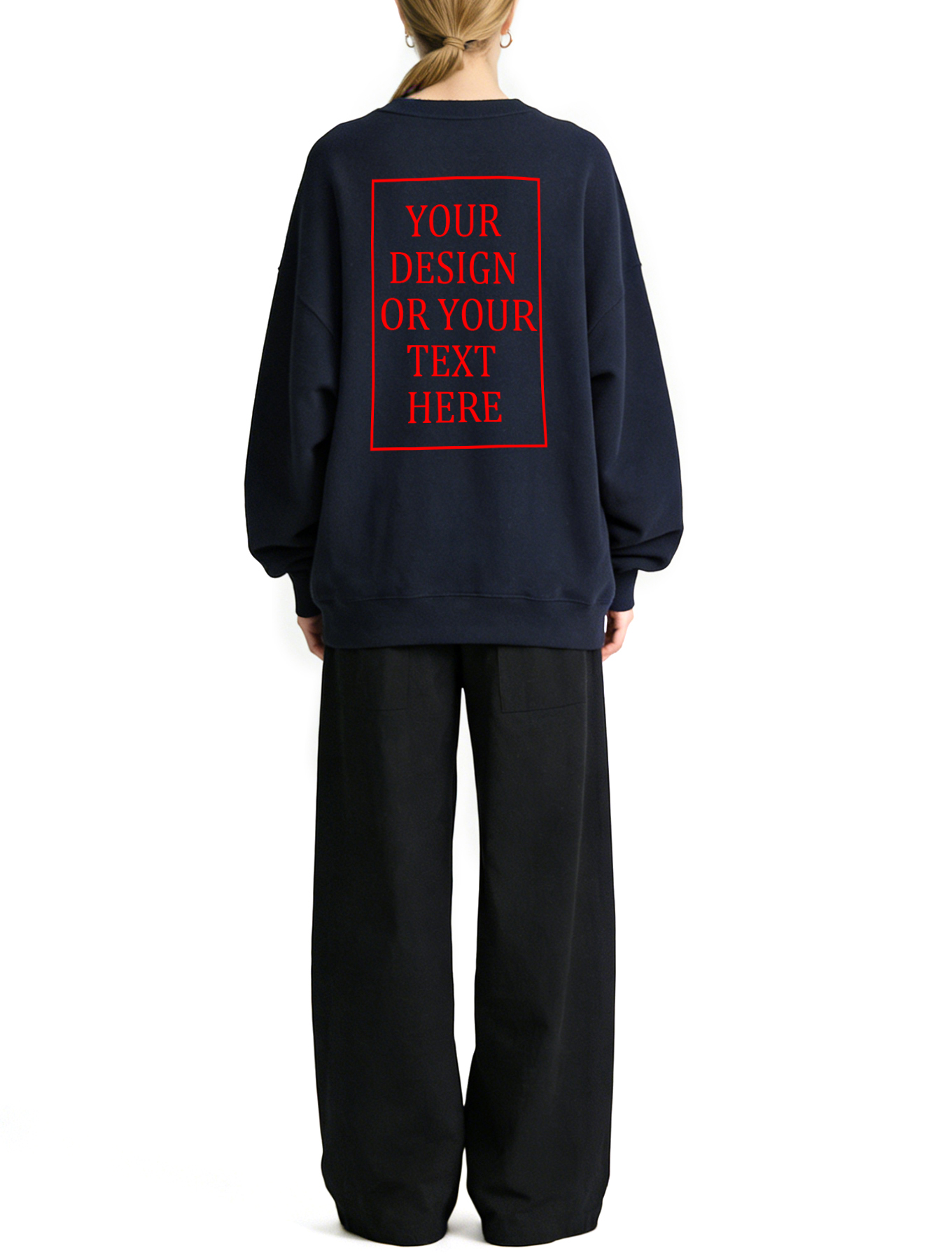 Women's Custom Hoodie - Add Your Own Photo/Text Design