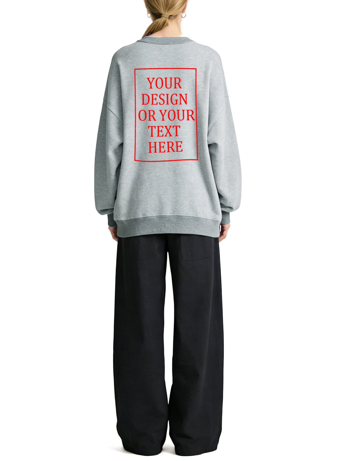 Women's Custom Hoodie - Add Your Own Photo/Text Design