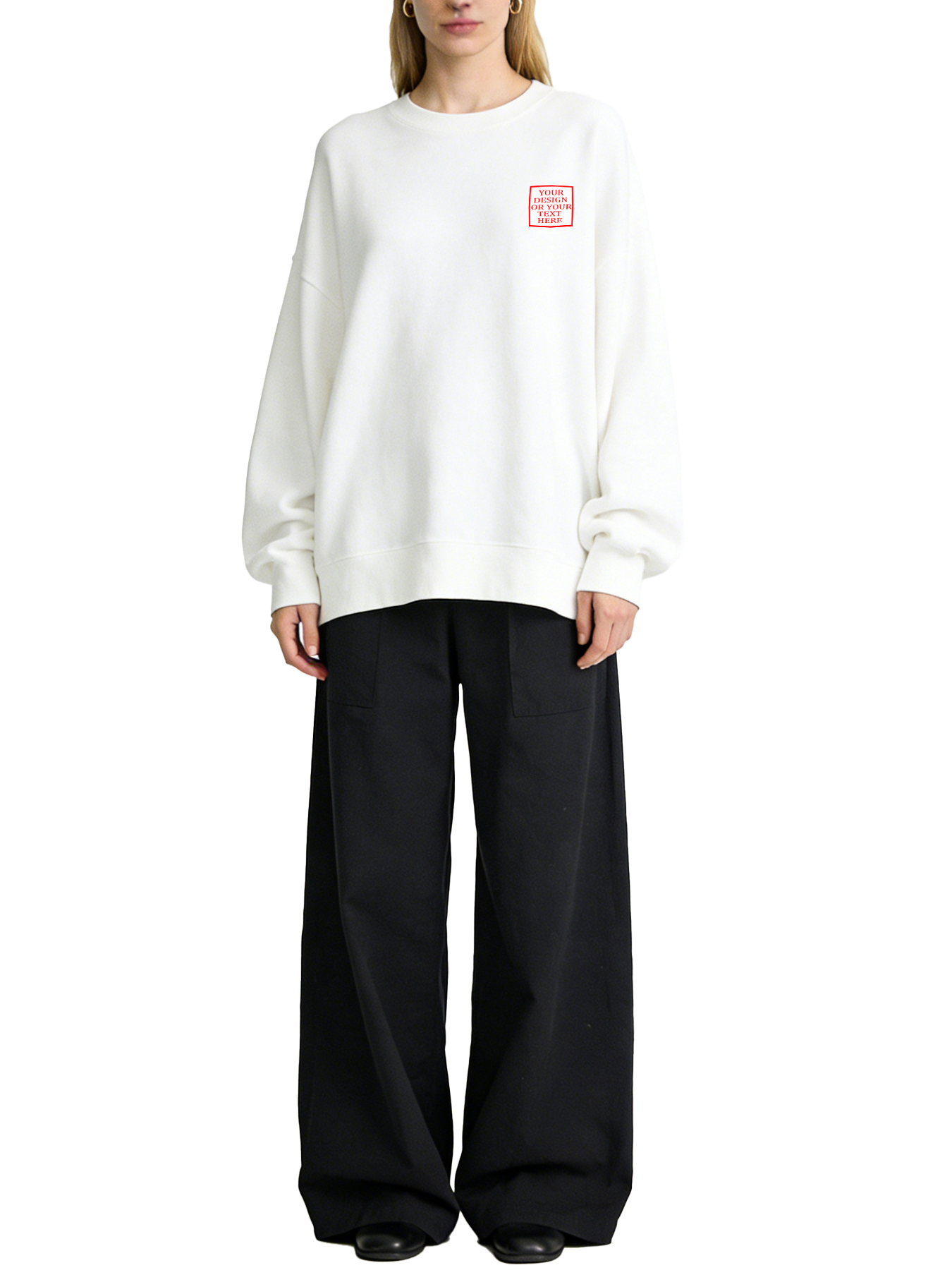 Women's Custom Hoodie - Add Your Own Photo/Text Design