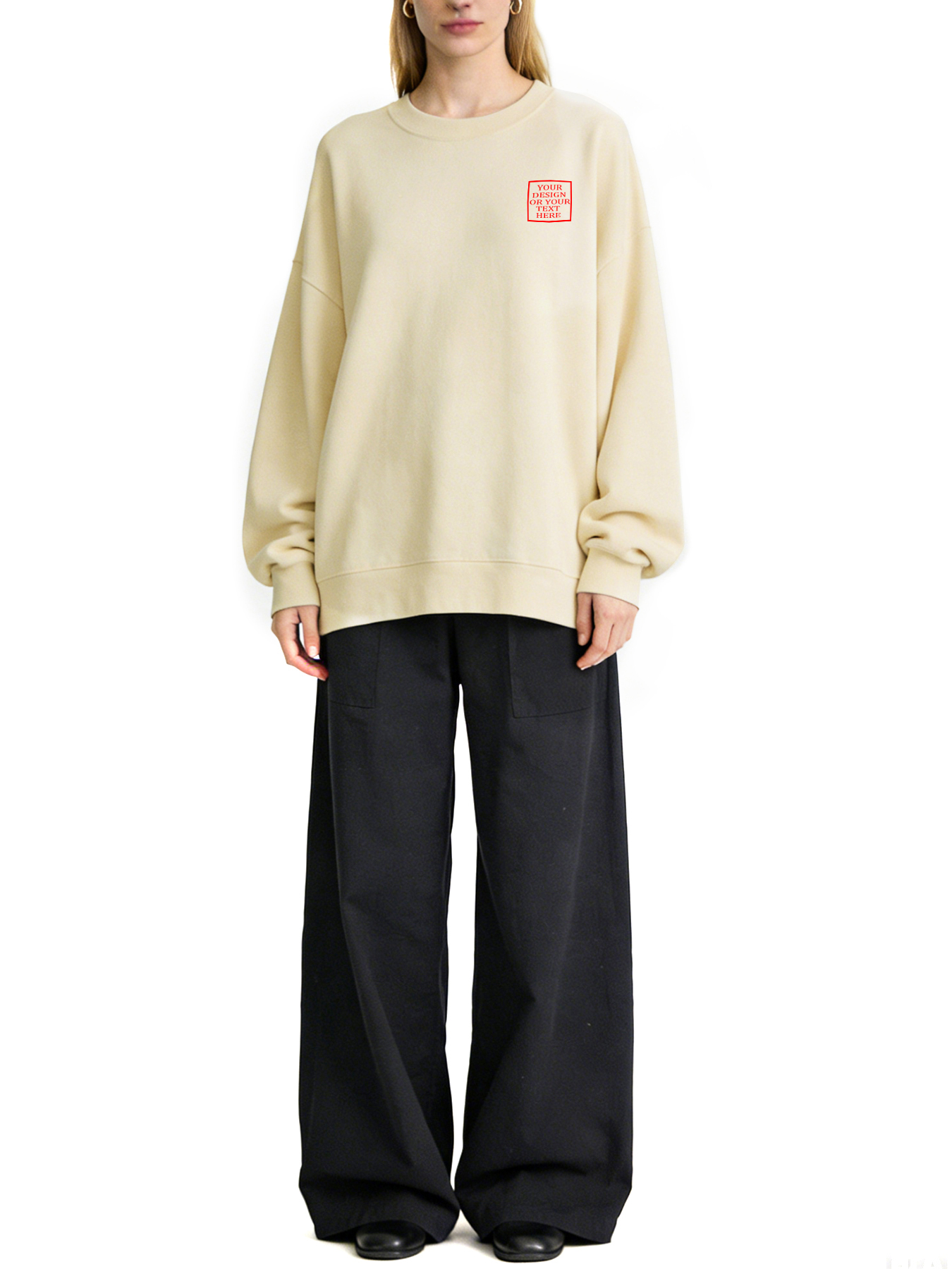 Women's Custom Hoodie - Add Your Own Photo/Text Design