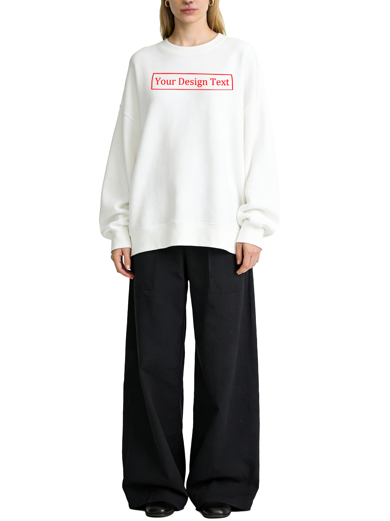 Women's Custom Hoodie - Add Your Own Text Design