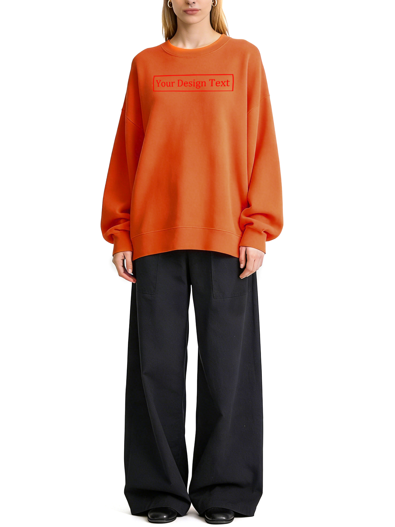 Women's Custom Hoodie - Add Your Own Text Design