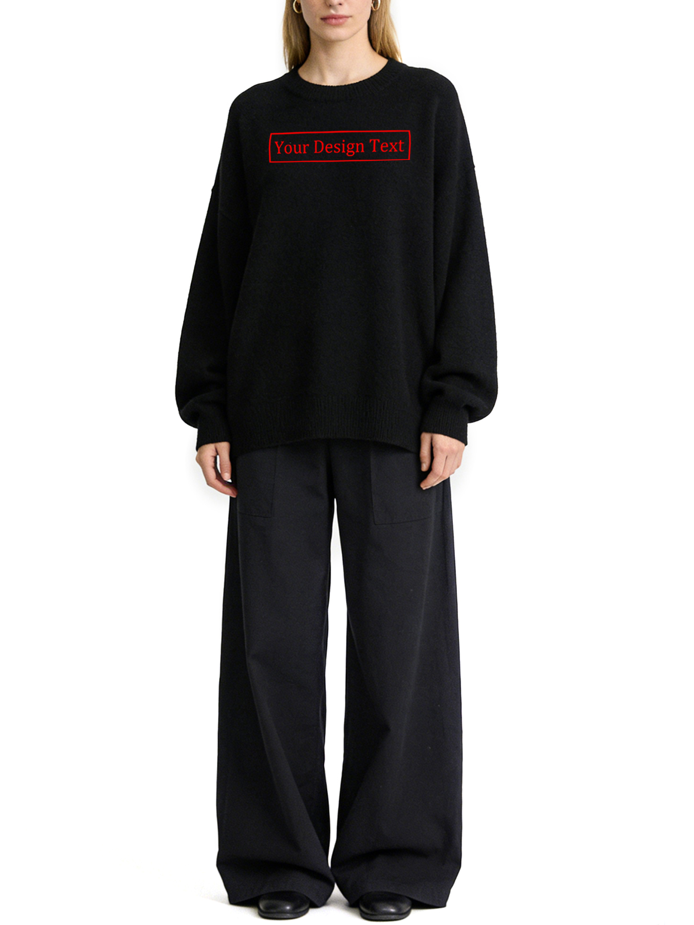 Women's Custom Hoodie - Add Your Own Text Design