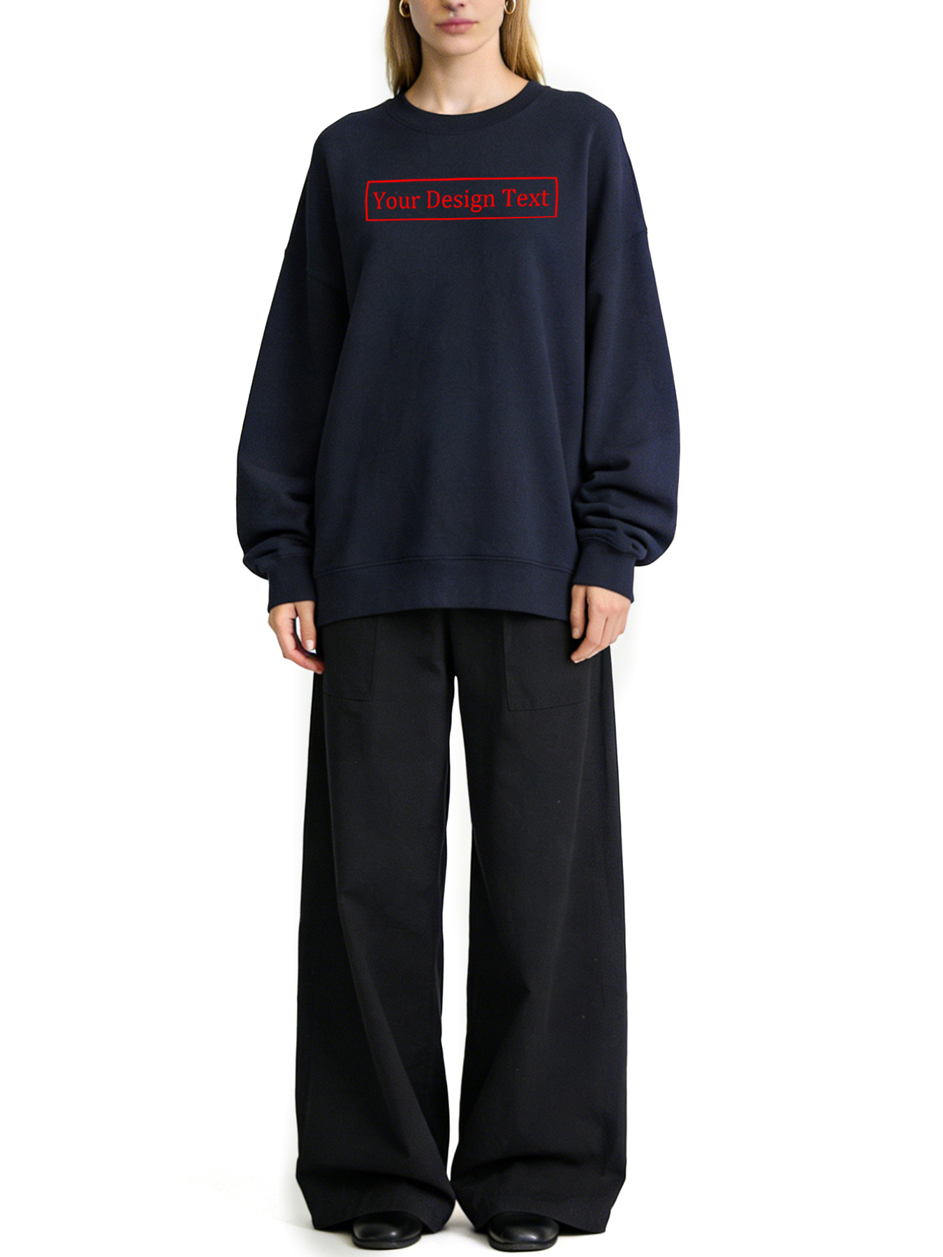 Women's Custom Hoodie - Add Your Own Text Design