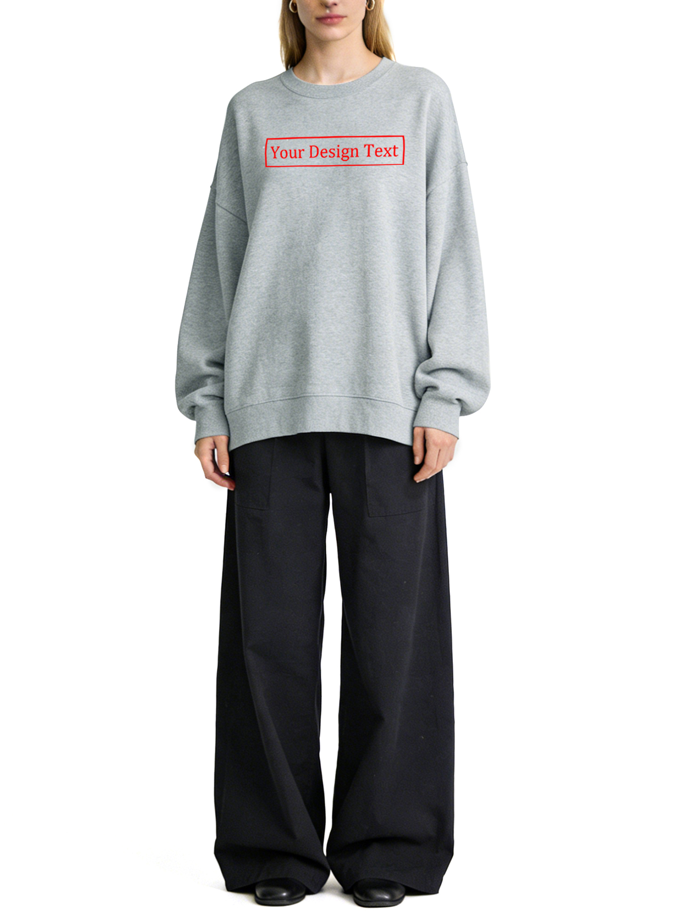 Women's Custom Hoodie - Add Your Own Text Design