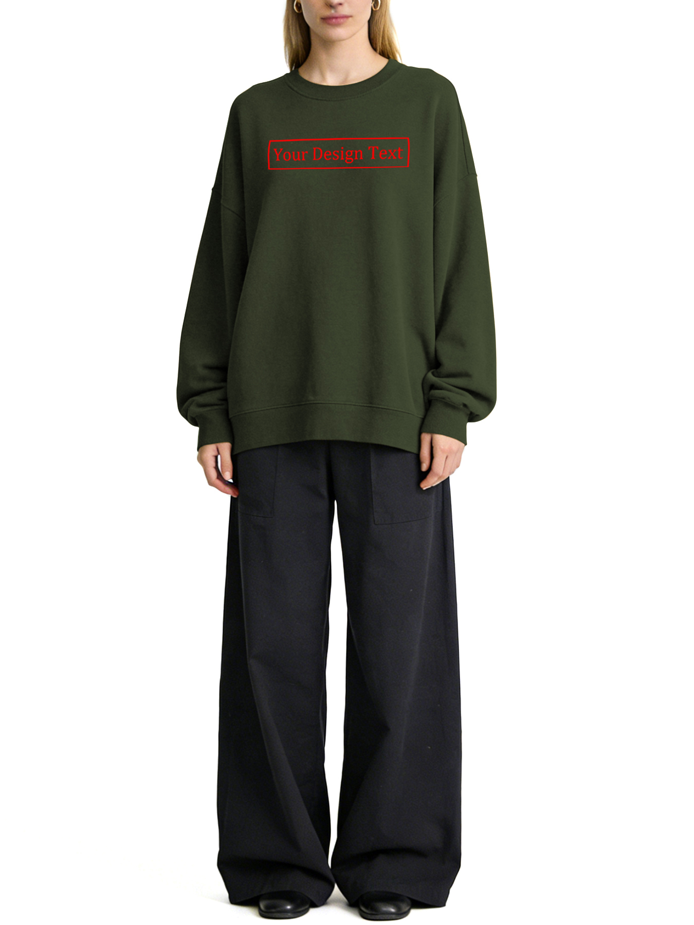 Women's Custom Hoodie - Add Your Own Text Design