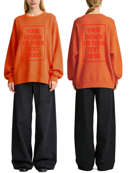 Women's Custom Hoodie - Add Your Own Photo/Text Double-Sided Design