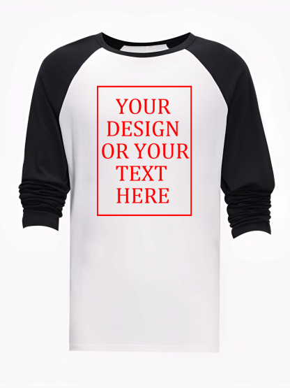Unisex Custom Long-Sleeve Shirt - Add your own photo/text design