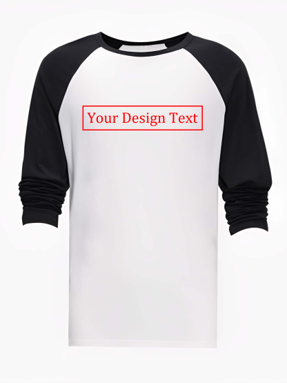 Unisex Custom Long-Sleeve Shirt - Add your own text design