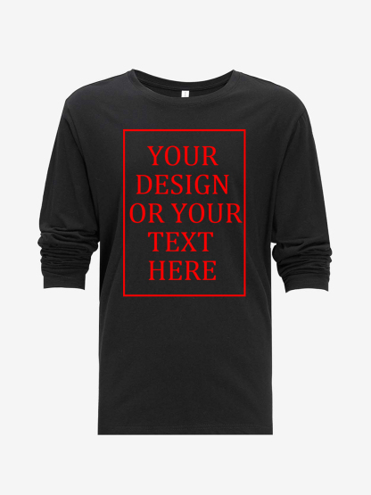 Unisex Custom Long-Sleeve Shirt - Add your own photo/text design