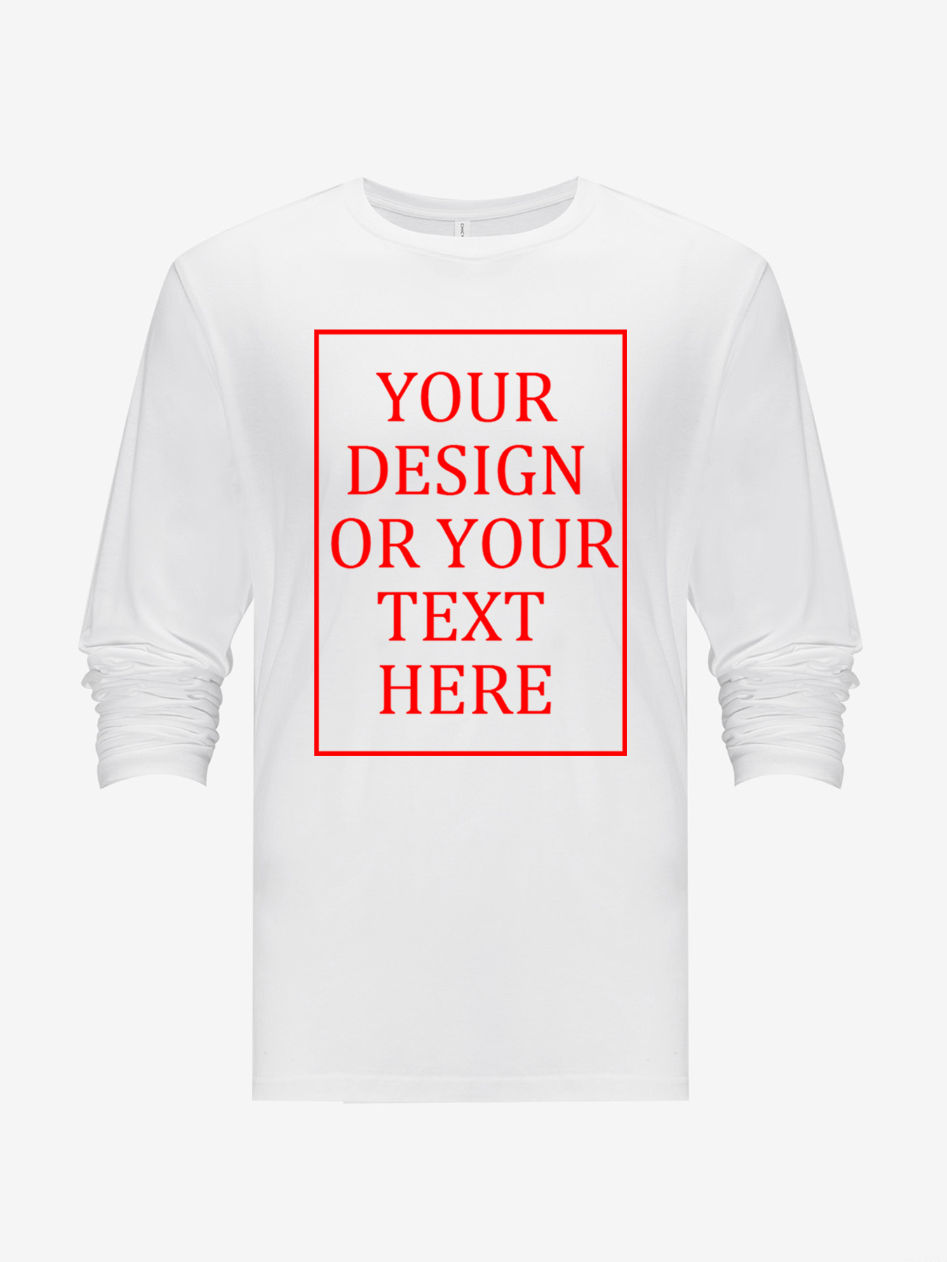 Unisex Custom Long-Sleeve Shirt - Add your own photo/text design