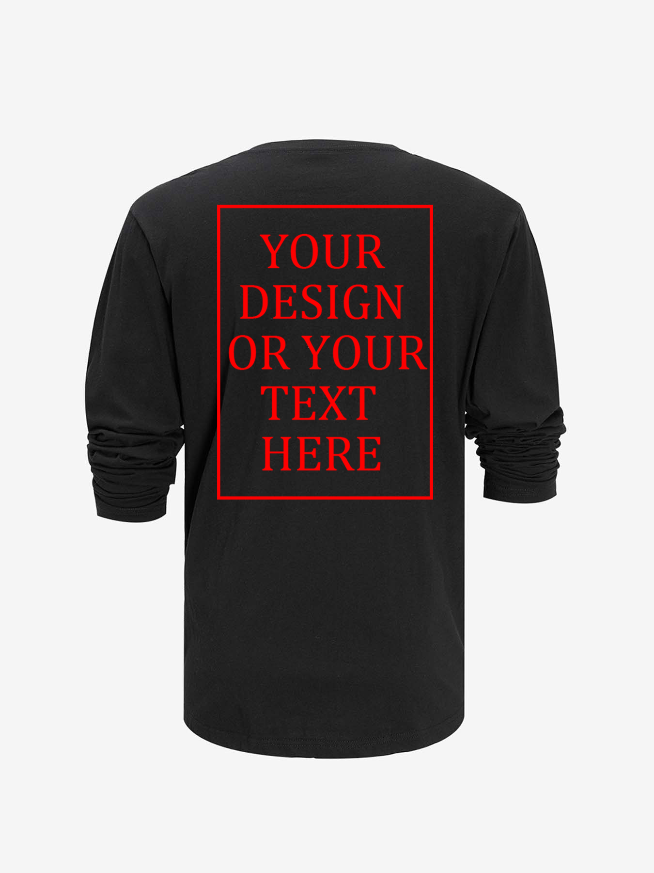 Unisex Custom Long-Sleeve Shirt - Add your own photo/text design