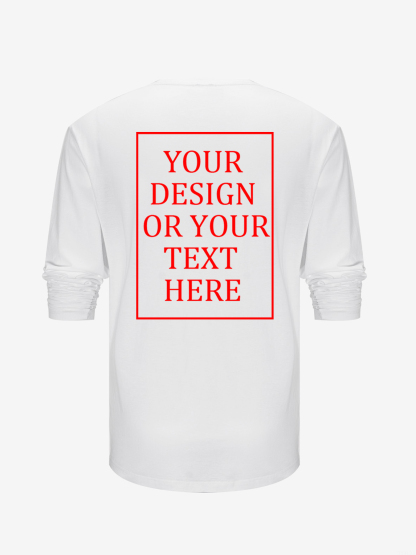 Unisex Custom Long-Sleeve Shirt - Add your own photo/text design