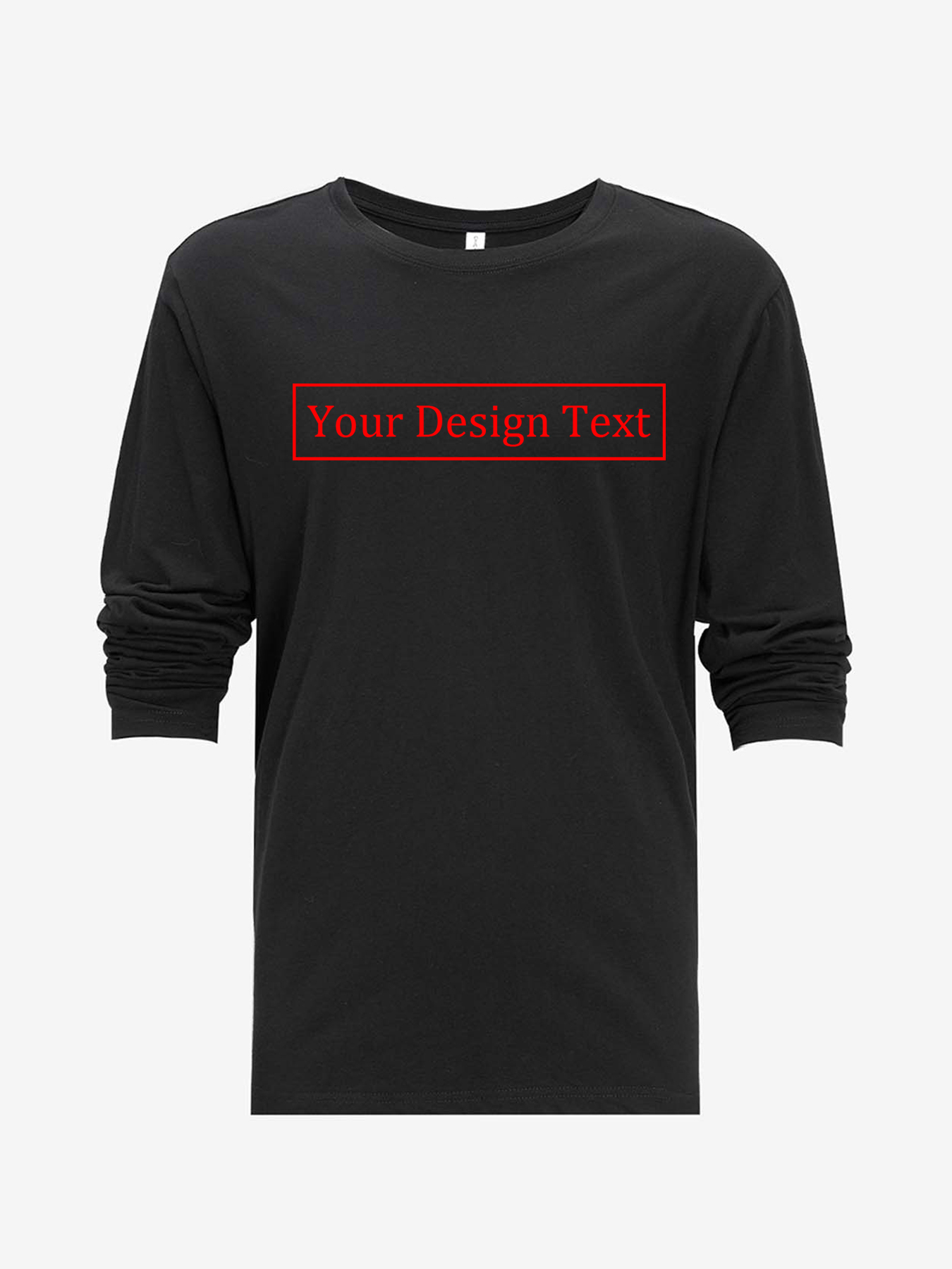 Unisex Custom Long-Sleeve Shirt - Add your own text design