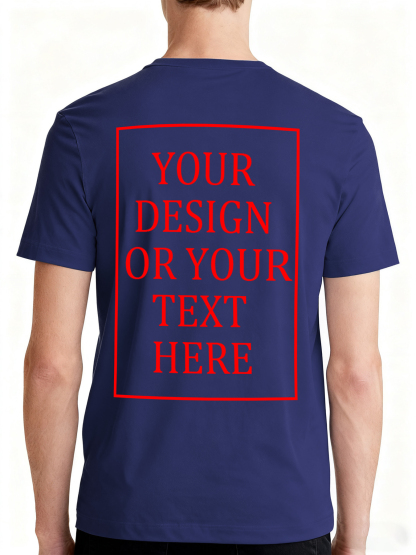 Men's Custom Short-Sleeve T-Shirt - Add Your Own Photo/Text Design