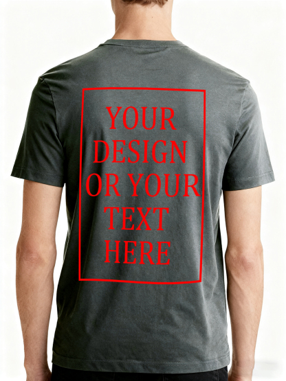 Men's Custom Short-Sleeve T-Shirt - Add Your Own Photo/Text Design