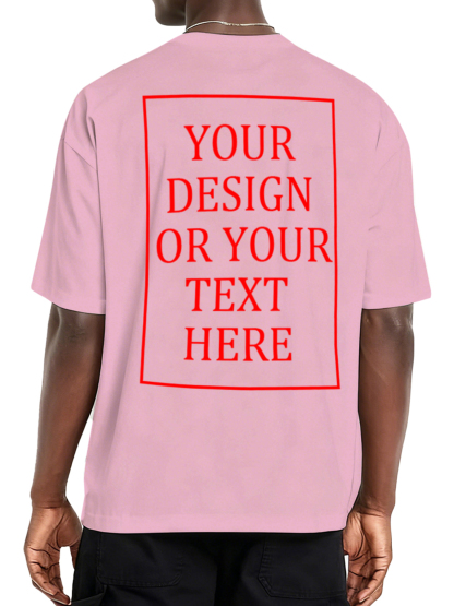Men's Custom Short-Sleeve T-Shirt - Add Your Own Photo/Text Design