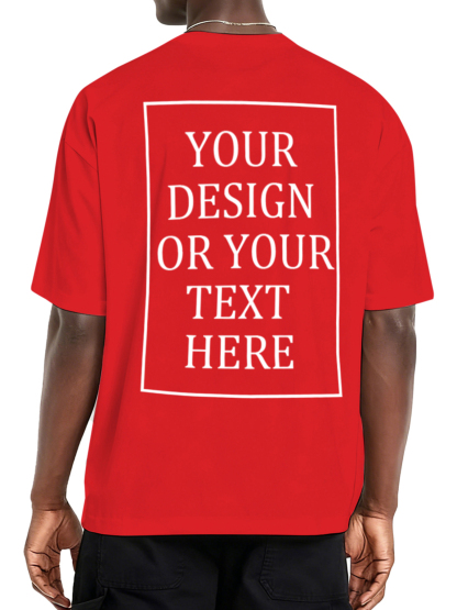 Men's Custom Short-Sleeve T-Shirt - Add Your Own Photo/Text Design