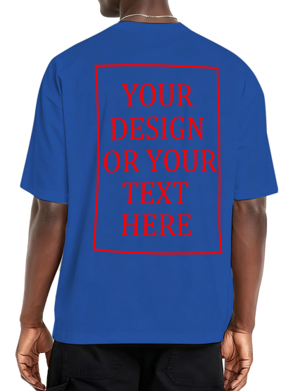 Men's Custom Short-Sleeve T-Shirt - Add Your Own Photo/Text Design