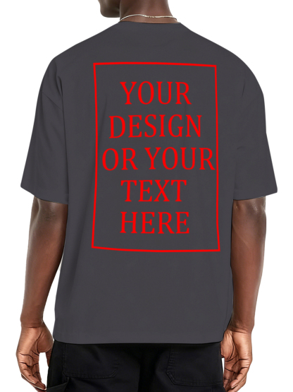 Men's Custom Short-Sleeve T-Shirt - Add Your Own Photo/Text Design