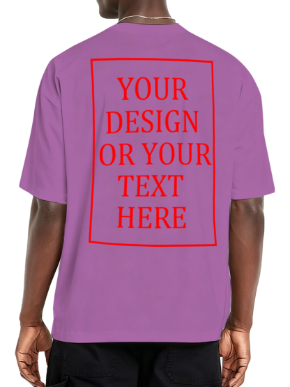 Men's Custom Short-Sleeve T-Shirt - Add Your Own Photo/Text Design