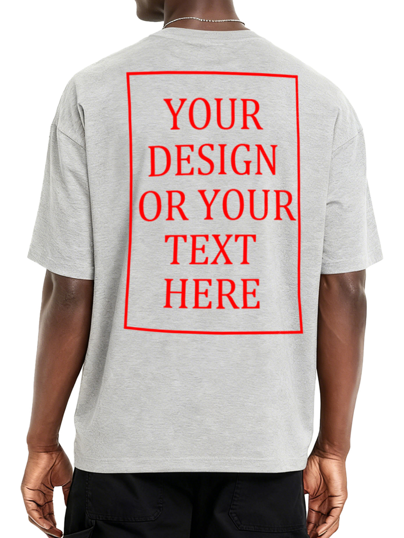 Men's Custom Short-Sleeve T-Shirt - Add Your Own Photo/Text Design