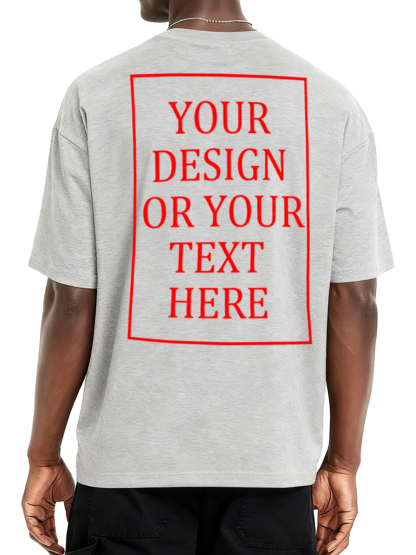 Men's Custom Short-Sleeve T-Shirt - Add Your Own Photo/Text Design