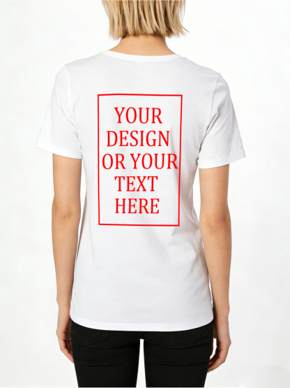 Women's Custom Short-Sleeve T-Shirt - Add Your Own Photo/Text Design