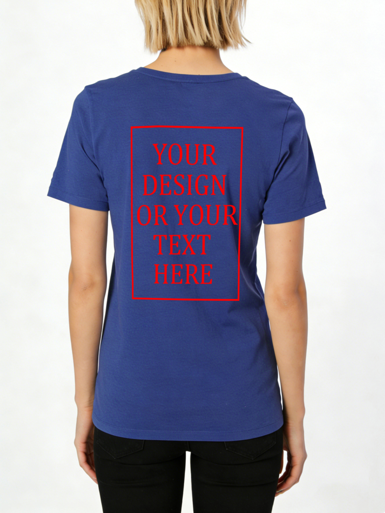 Women's Custom Short-Sleeve T-Shirt - Add Your Own Photo/Text Design