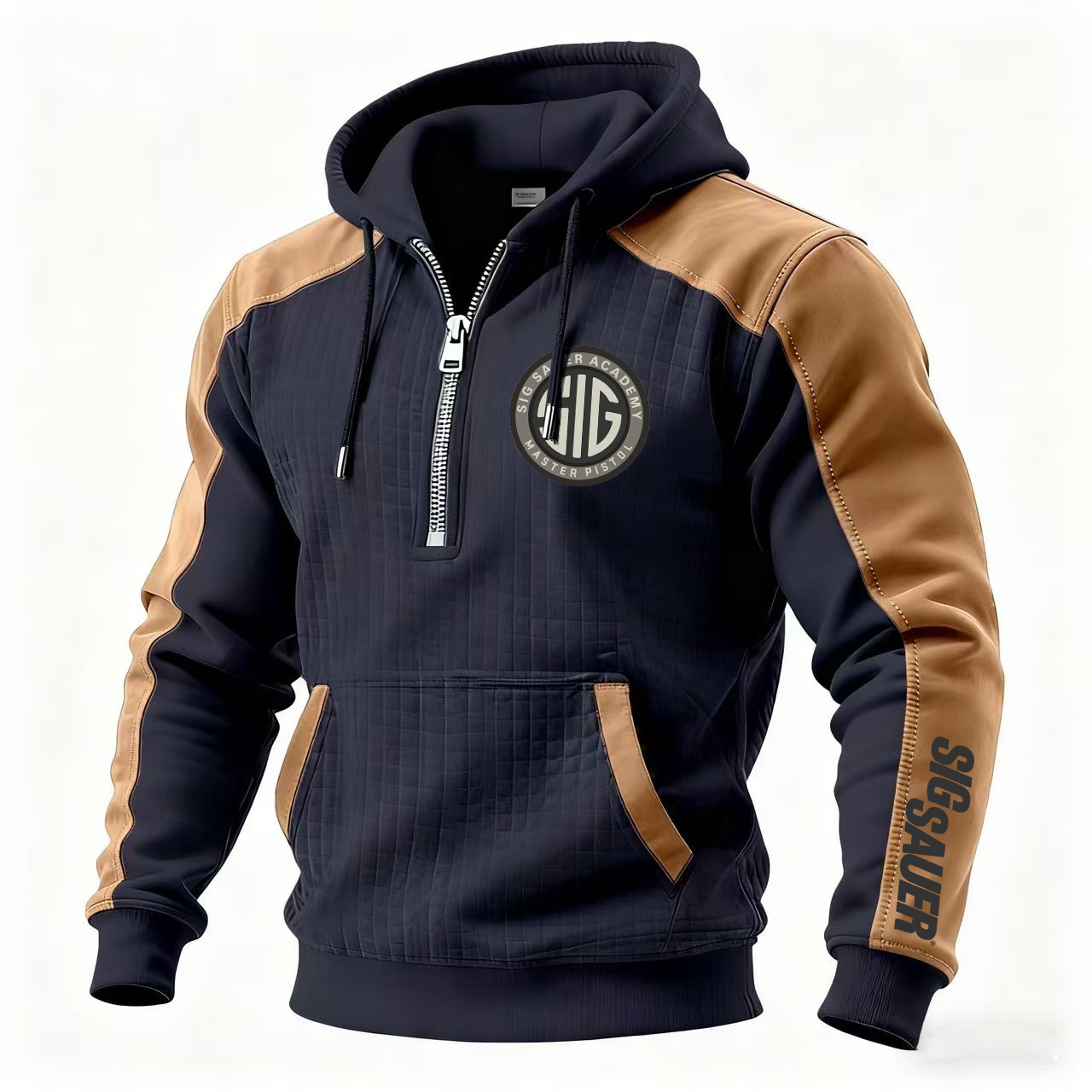 SIG Sauer Academy Printed Fleece-lined Unisex Color-Blocked Hoodie