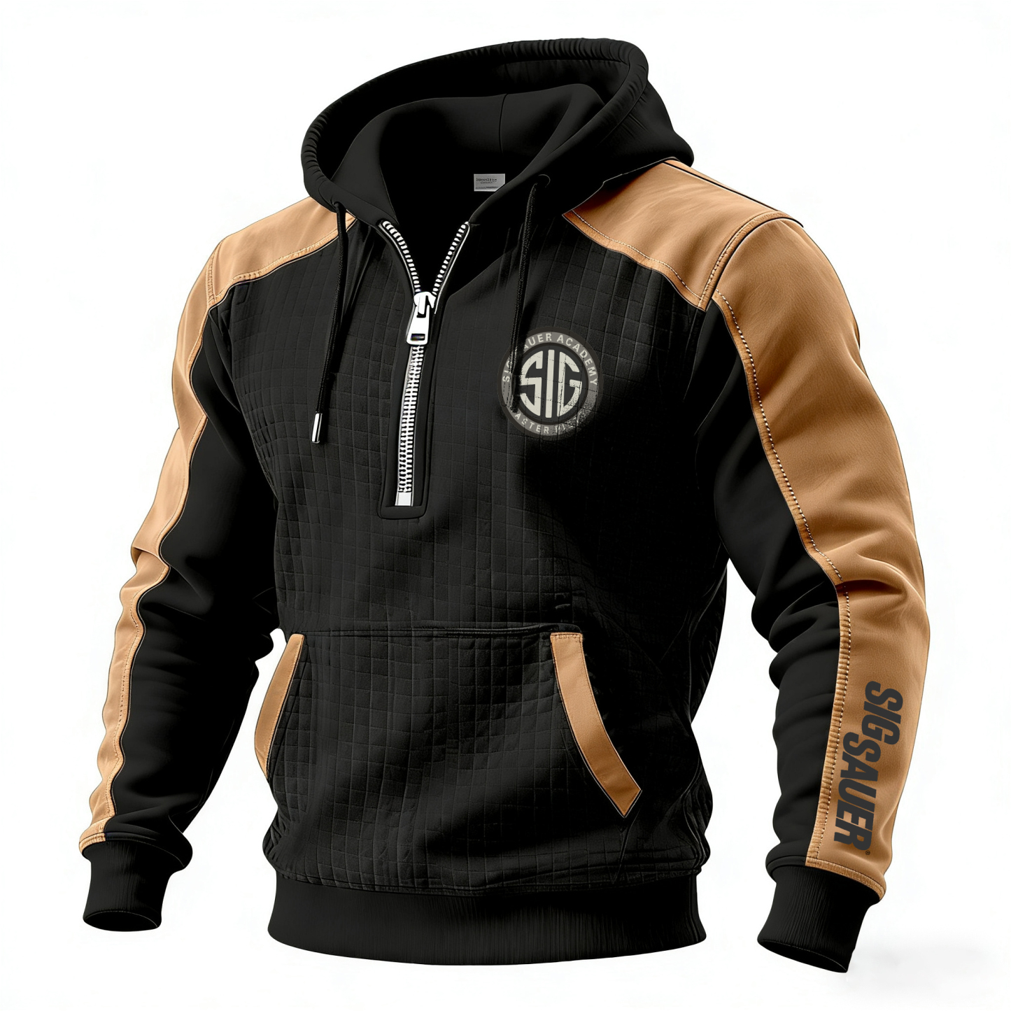 SIG Sauer Academy Printed Fleece-lined Unisex Color-Blocked Hoodie