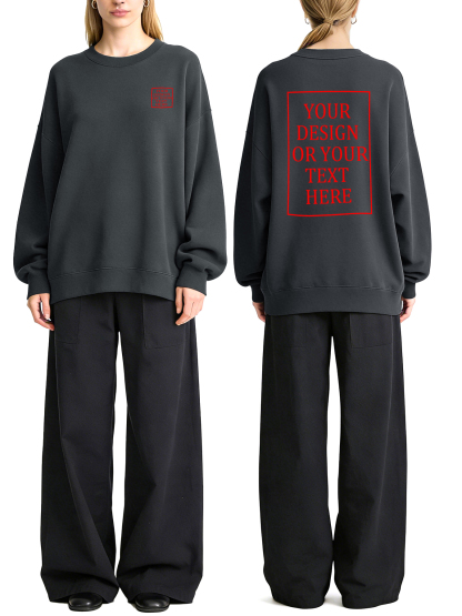 Women's Custom Hoodie - Add Your Own Photo/Text Double-Sided Design