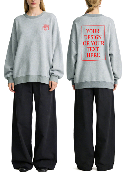 Women's Custom Hoodie - Add Your Own Photo/Text Double-Sided Design