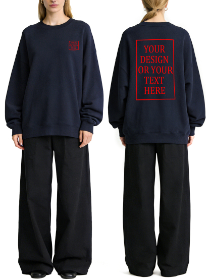 Women's Custom Hoodie - Add Your Own Photo/Text Double-Sided Design