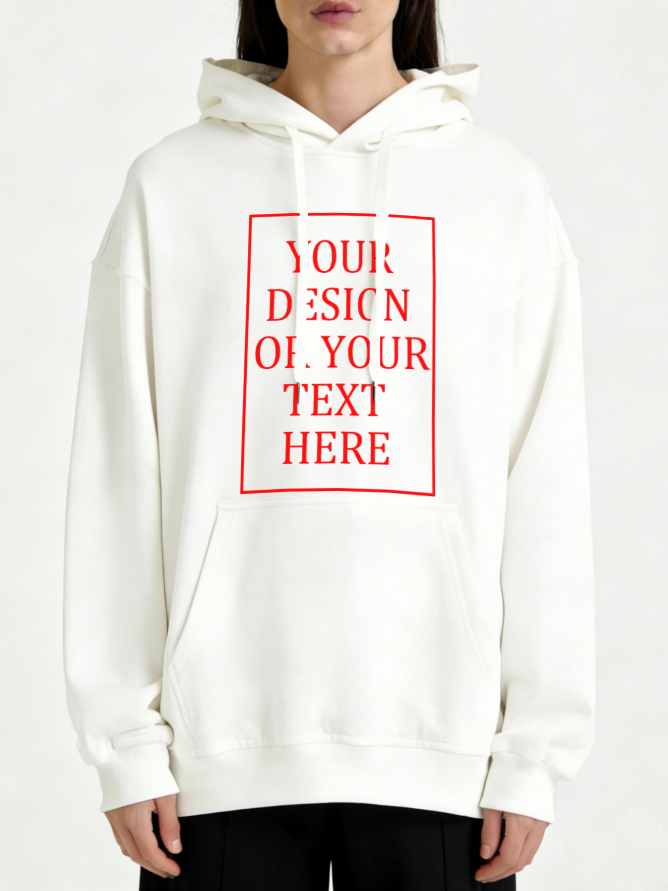 Women's Custom Hooded Sweatshirt - Add Your Own Photo/Text Design