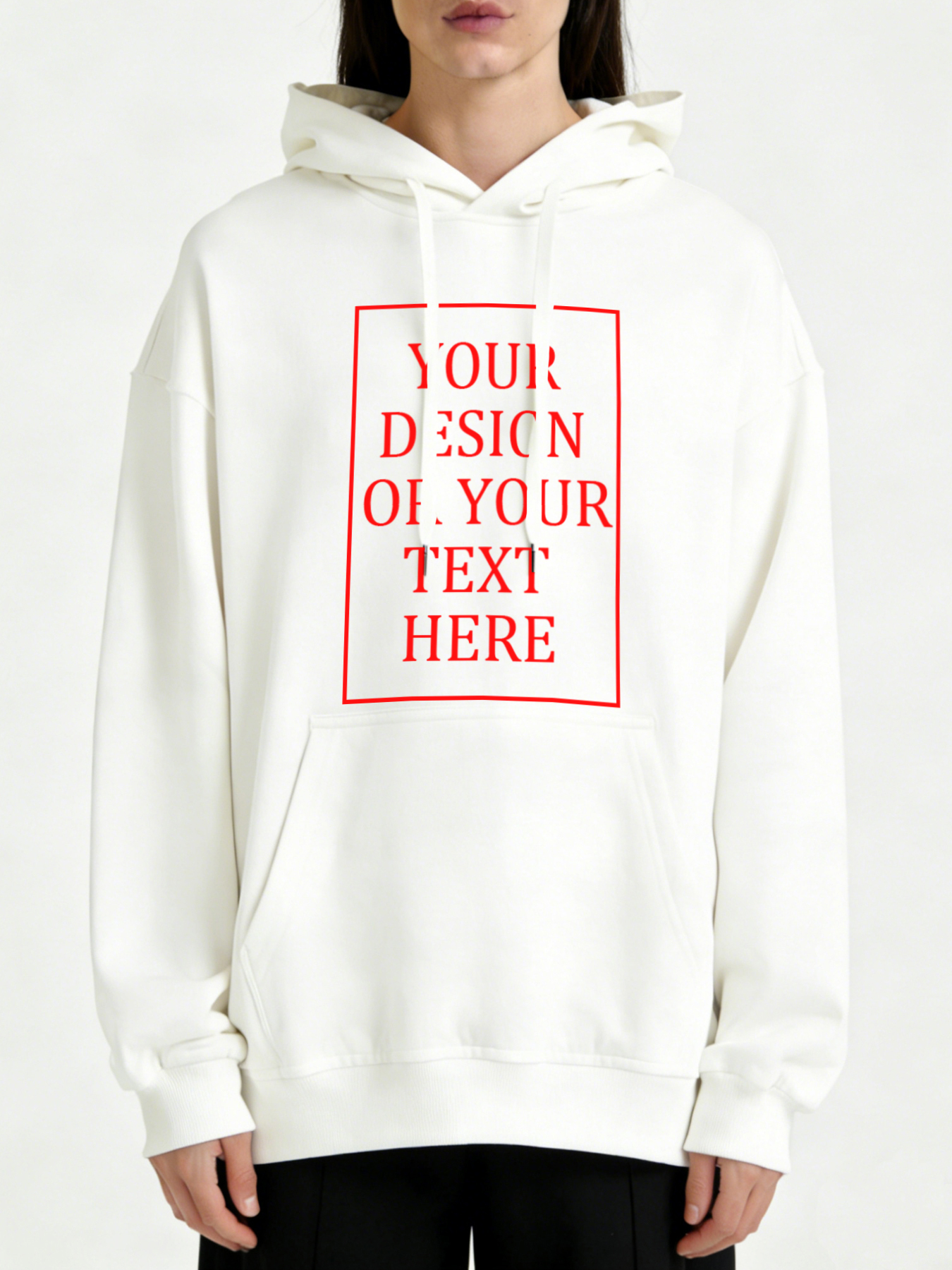 Women's Custom Hooded Sweatshirt - Add Your Own Photo/Text Design