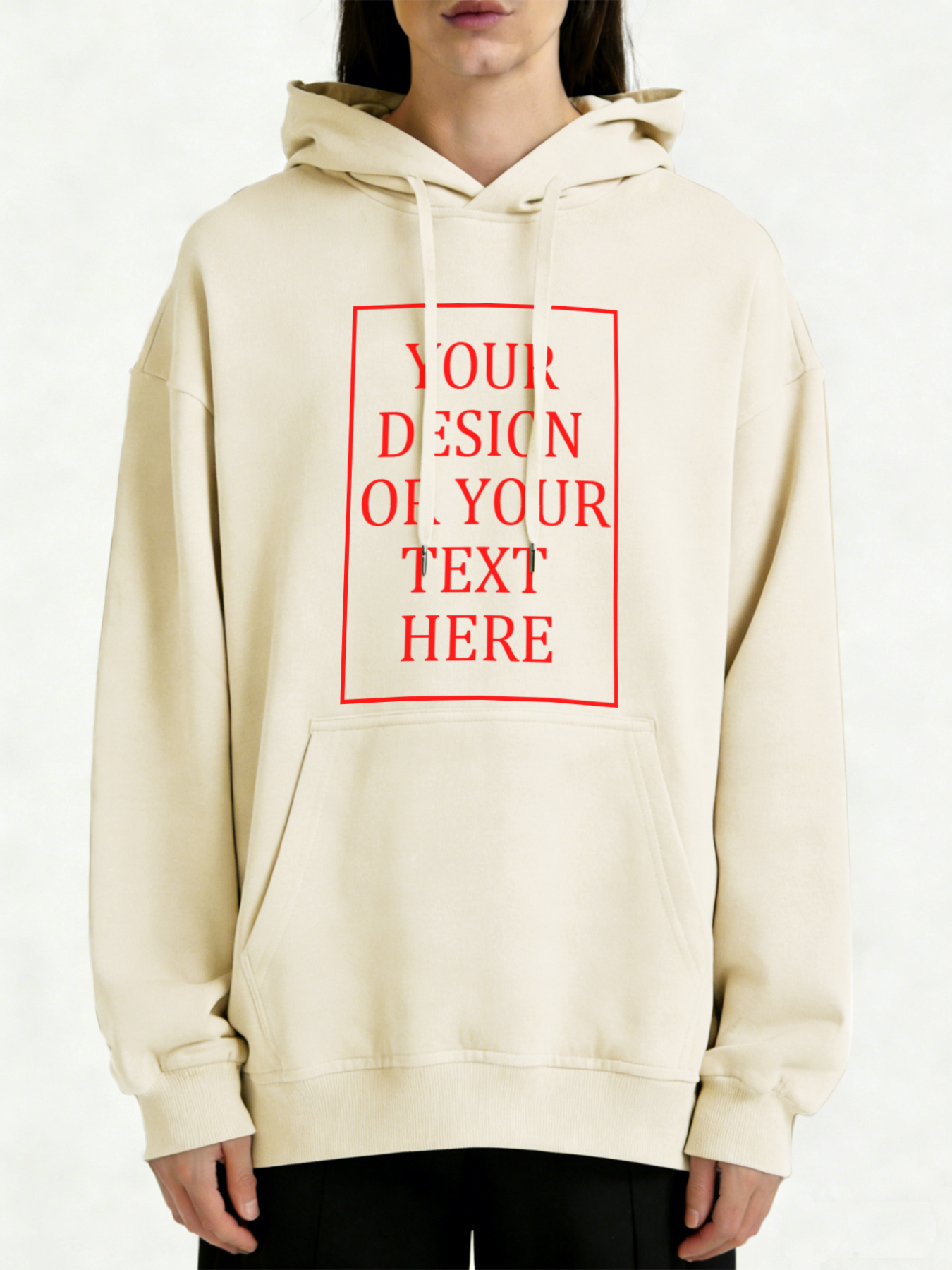 Women's Custom Hooded Sweatshirt - Add Your Own Photo/Text Design