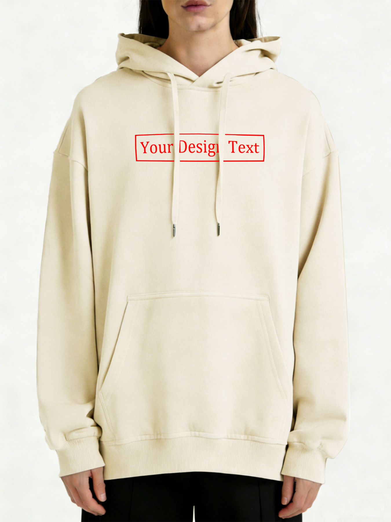 Women's Custom Hooded Sweatshirt - Add Your Own Text Design