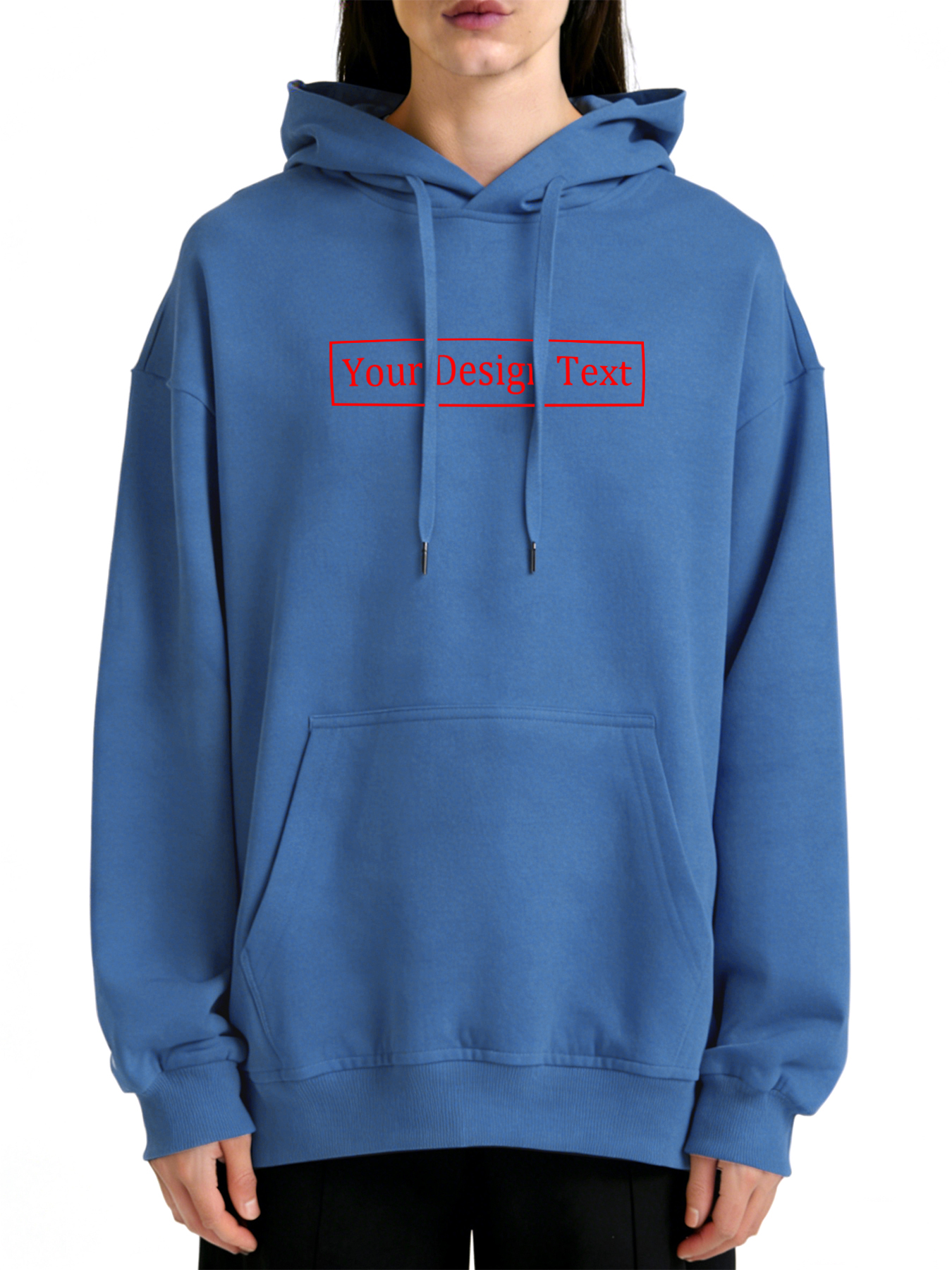 Women's Custom Hooded Sweatshirt - Add Your Own Text Design