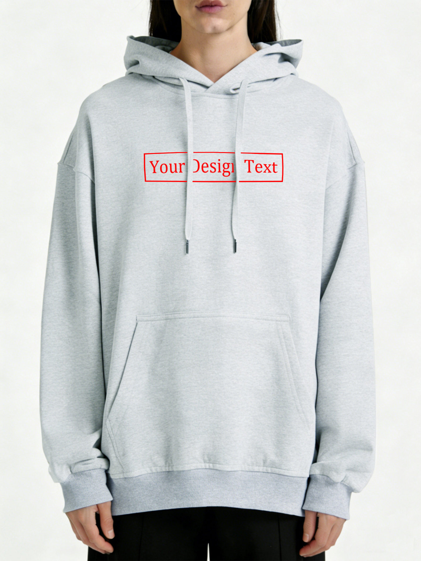Women's Custom Hooded Sweatshirt - Add Your Own Text Design