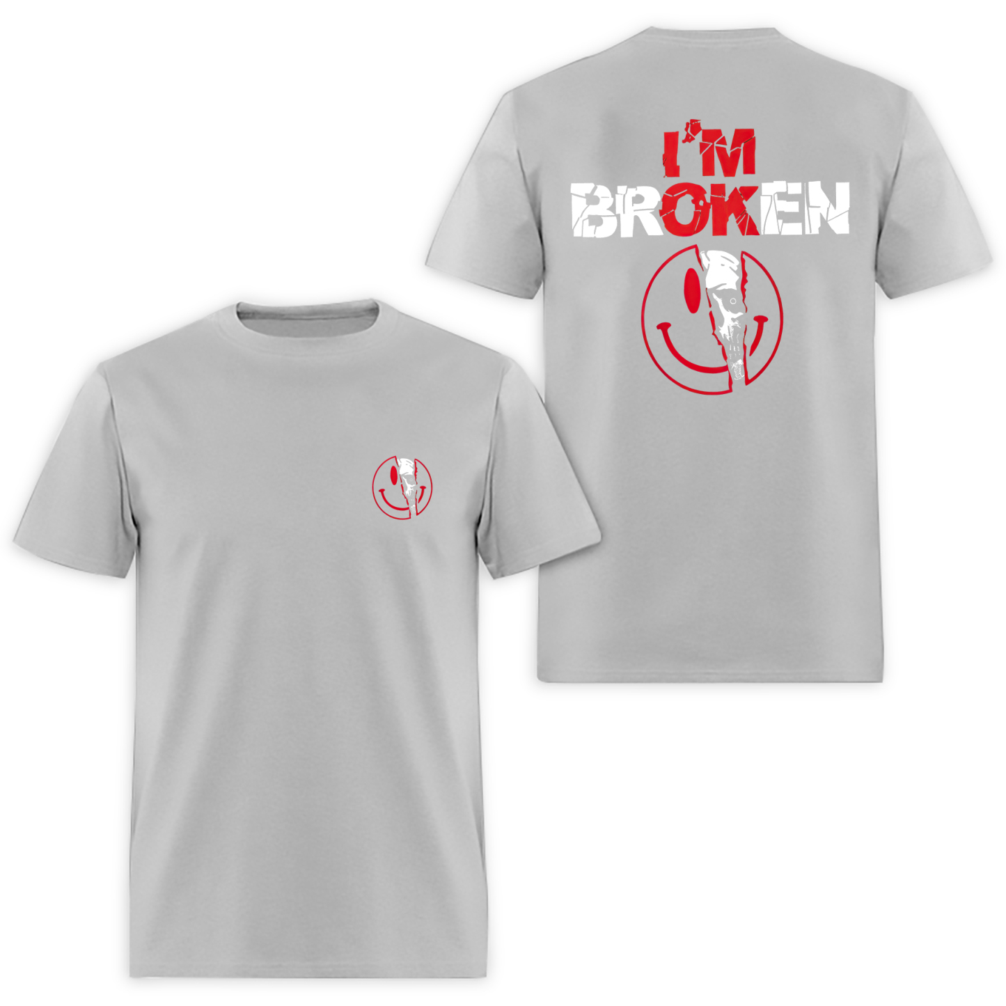 I'm Ok I'm Broken Printed Men's T-shirt