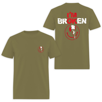 I'm Ok I'm Broken Printed Men's T-shirt