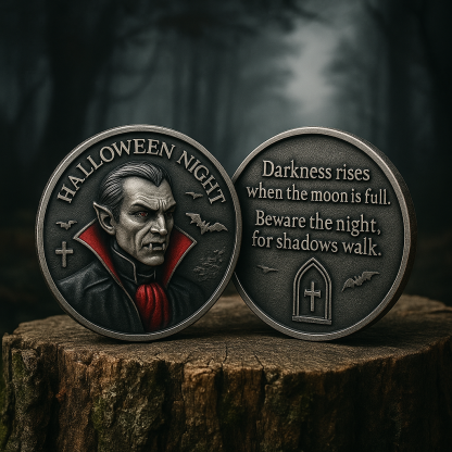 Halloween Vampire Coin