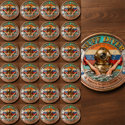 🏆Flash Sale 60% OFF - 🍻 “Muff Diver – Exploring the Realm of Adventure” Commemorative Coin ⚓️