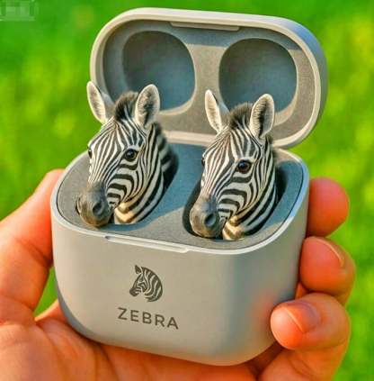 -3D Stereo Animal Design | Wireless Earphones with Cartoon Charging Case