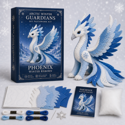 Arctic Winter Guardians DIY Patchwork Kit – Create Your Own Frosty Mythical Friend