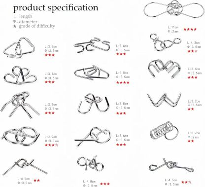 🔥The Best Gift🎁 Metal Montessori Puzzle Solving